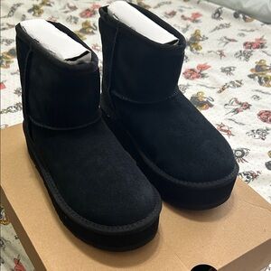 UGG Kids Black Boots